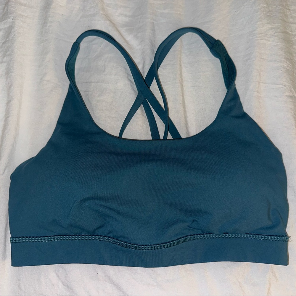 lululemon athletica Teal Strappy Sports Bra